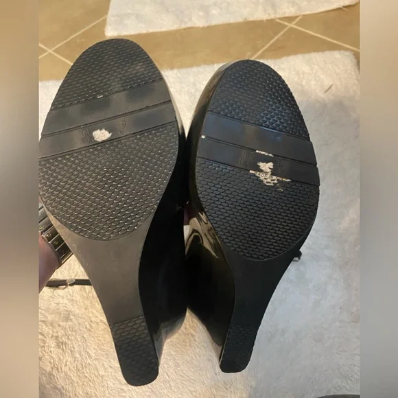 VICTORIA ADAMES wedges w ankle straps - Picture 4 of 4